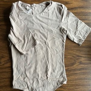 Everlane Short-Sleeve Crew Neck Bodysuit